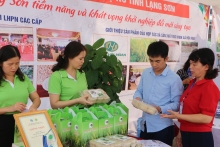 Một số hình ảnh Hội LHPN tỉnh tham gia Ngày hội  khởi nghiệp đổi mới sáng tạo tỉnh Lạng Sơn năm 2019